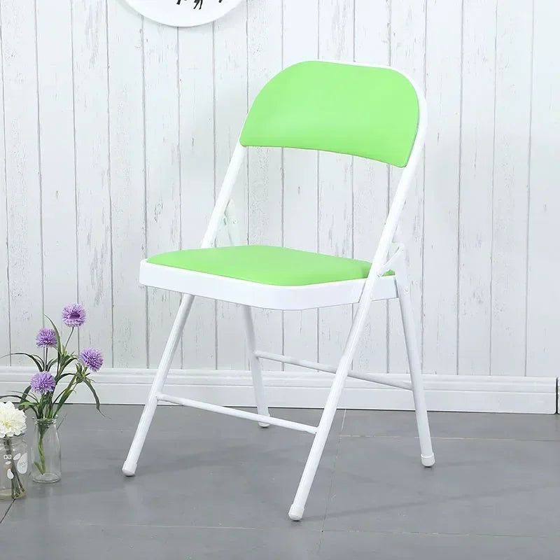 Steel Folding Chair Black Foldable for Camping & Outdoor Portable Seating Space-Saving  Durable Construction Beach Chair