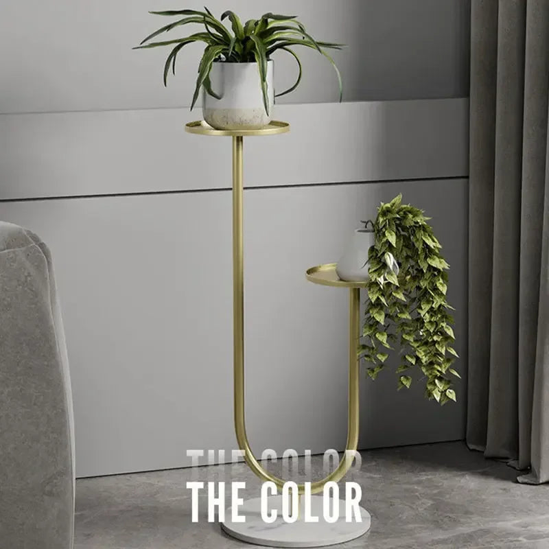 Creative Metal Floor Stand Flower Rack Flowerpot Vases Holder Decorative Planters for Plants Display Shelves Balcony Furniture