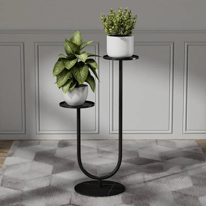 Creative Metal Floor Stand Flower Rack Flowerpot Vases Holder Decorative Planters for Plants Display Shelves Balcony Furniture