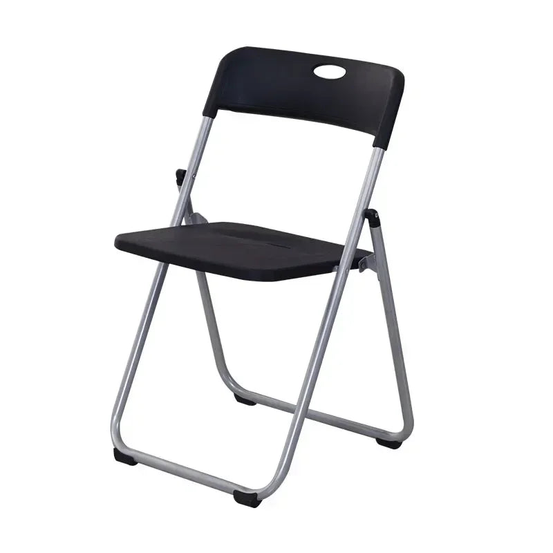 Steel Folding Chair Black Foldable for Camping & Outdoor Portable Seating Space-Saving  Durable Construction Beach Chair