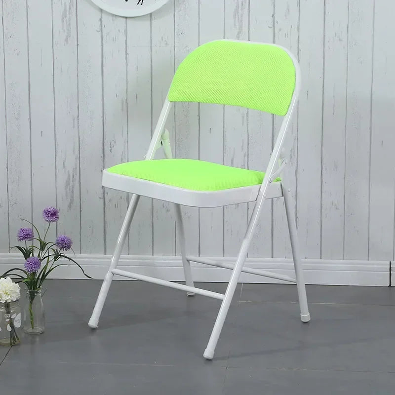 Steel Folding Chair Black Foldable for Camping & Outdoor Portable Seating Space-Saving  Durable Construction Beach Chair