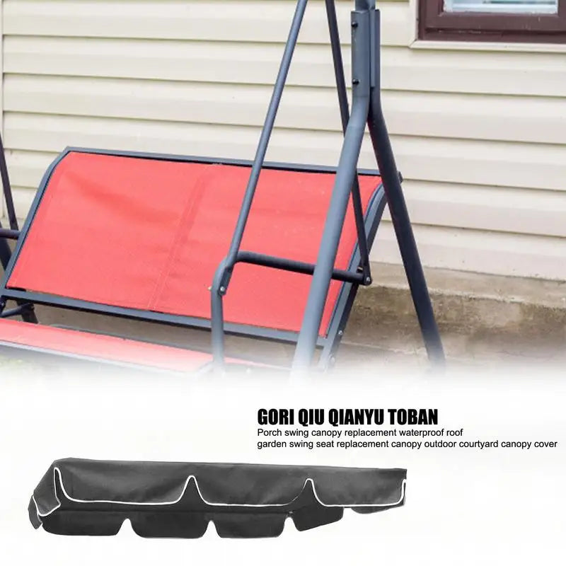 Swings Garden Courtyard Outdoor Swing Chair Hammock Canopy Summer Waterproof Roof Canopy Replacement Swing Chair Awning