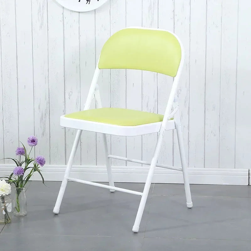 Steel Folding Chair Black Foldable for Camping & Outdoor Portable Seating Space-Saving  Durable Construction Beach Chair