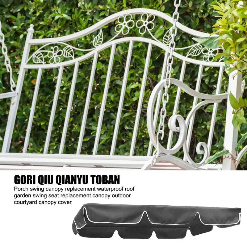 Swings Garden Courtyard Outdoor Swing Chair Hammock Canopy Summer Waterproof Roof Canopy Replacement Swing Chair Awning