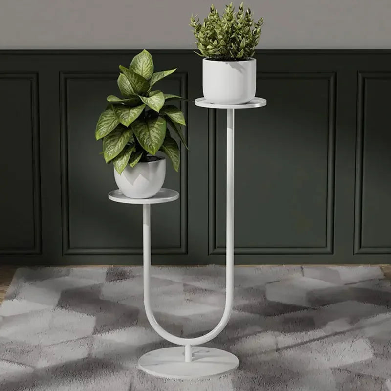 Creative Metal Floor Stand Flower Rack Flowerpot Vases Holder Decorative Planters for Plants Display Shelves Balcony Furniture