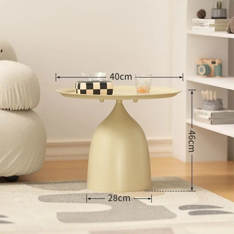 K-star Sofa Side Table Minimalist Light Luxury Small Coffee Table Mini Modern Creative Small Size Living Room Corner Table 2024