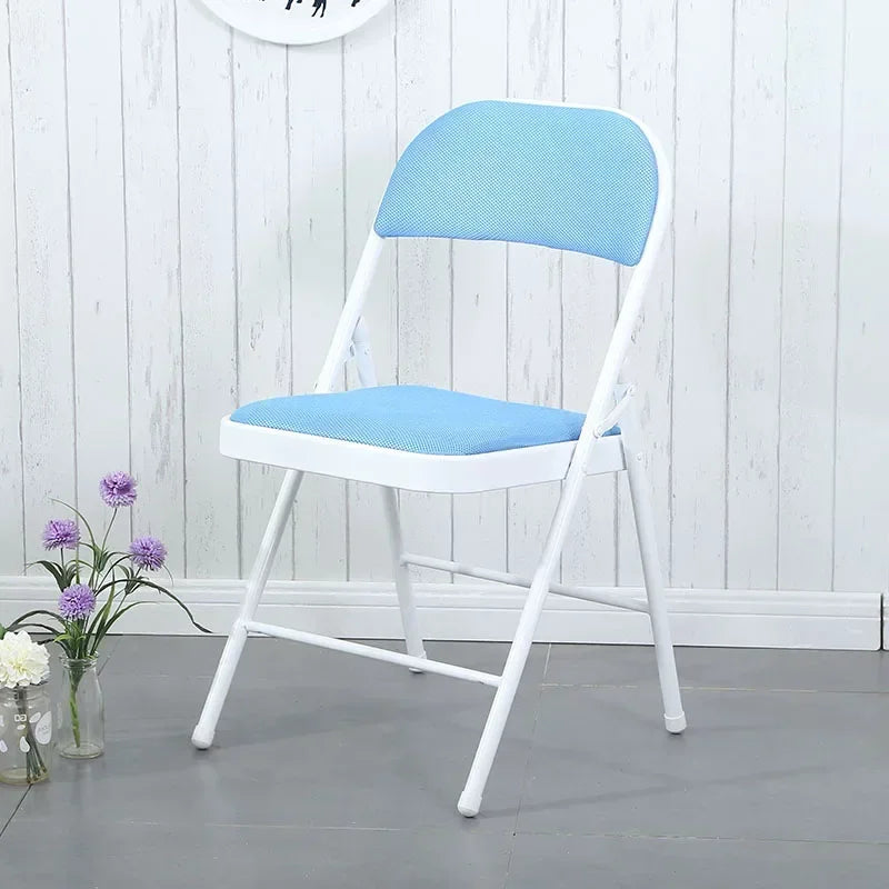 Steel Folding Chair Black Foldable for Camping & Outdoor Portable Seating Space-Saving  Durable Construction Beach Chair