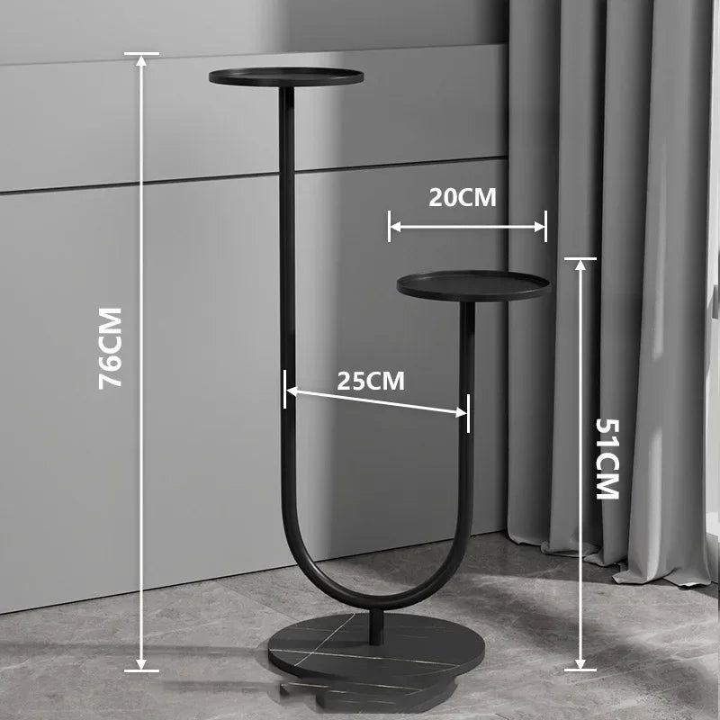 Creative Metal Floor Stand Flower Rack Flowerpot Vases Holder Decorative Planters for Plants Display Shelves Balcony Furniture