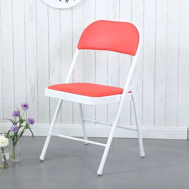 Steel Folding Chair Black Foldable for Camping & Outdoor Portable Seating Space-Saving  Durable Construction Beach Chair