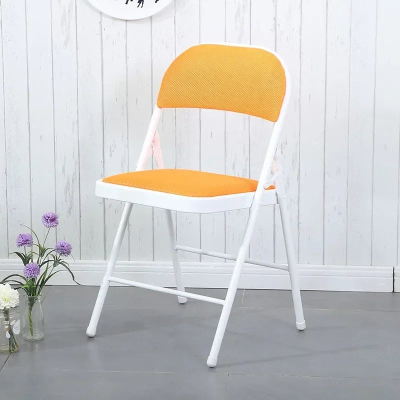 Steel Folding Chair Black Foldable for Camping & Outdoor Portable Seating Space-Saving  Durable Construction Beach Chair